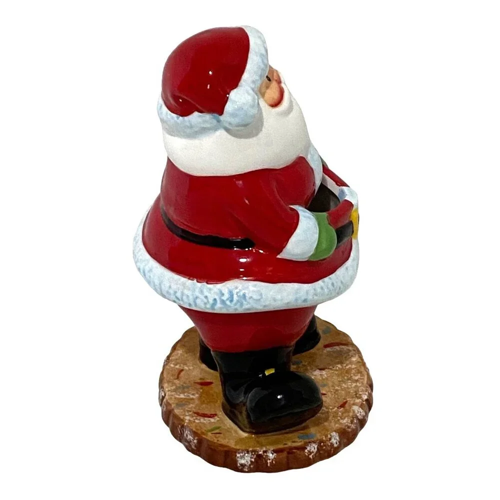 Home‎ Interiors Santa Spoon Holder Christmas Holiday Kitchen Decor Ceramic Cook